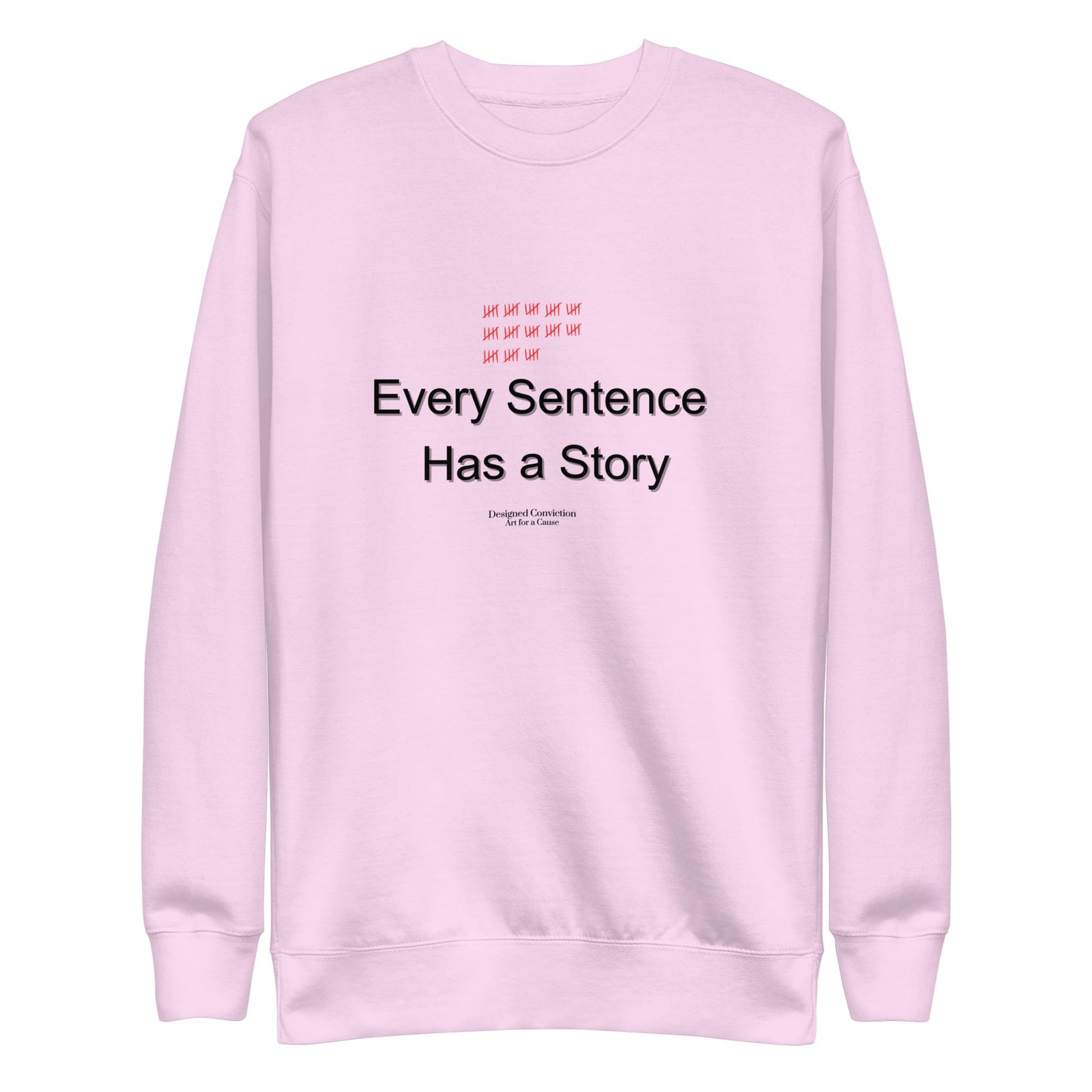 Every Sentence Has a Story – Conversation Starter - Unisex Premium Sweatshirt - Image 7