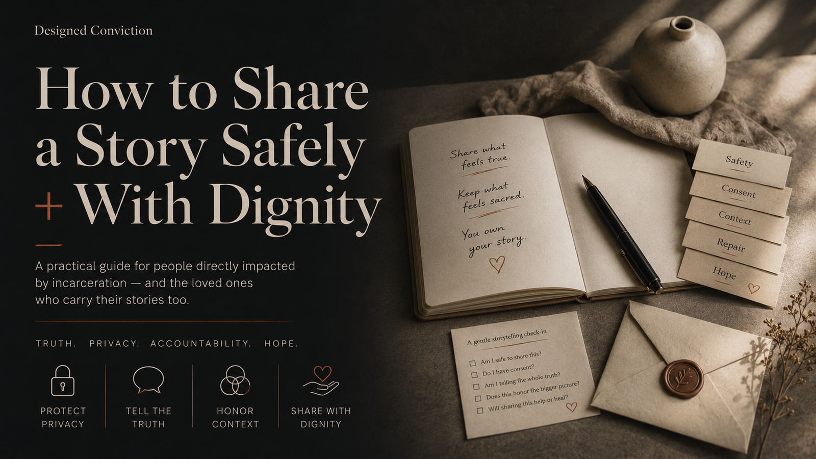 How to Share a Story Safely + With Dignity